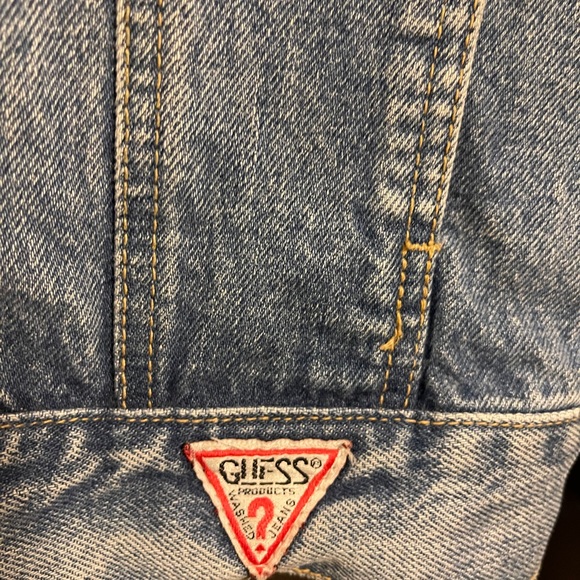 Vintage Georges Marciano Guess Denim Jean Jacket - Picture 3 of 7